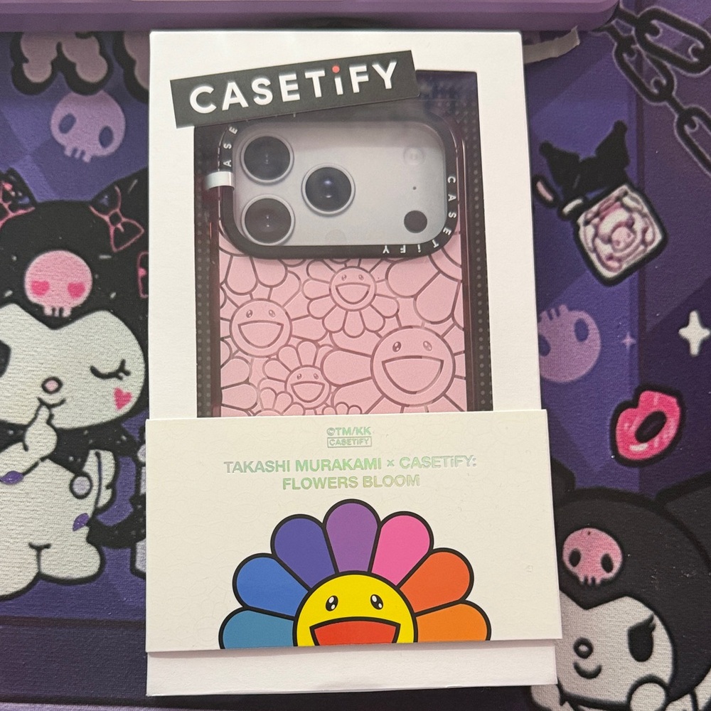 Casetify x Takashi Murakami flower bloom iPhone 17 pro case NWT